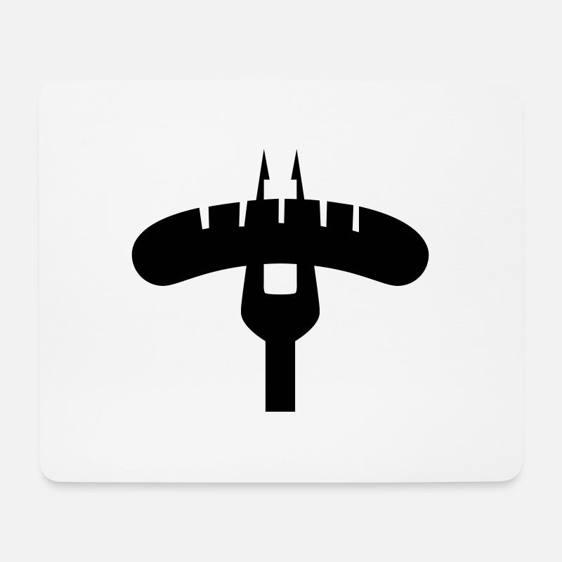 Coole Wurst - Mousepad (Querformat) - Weiß