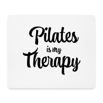 Pilates is my therapy - Mouse Pad (horizontal) - white - Front