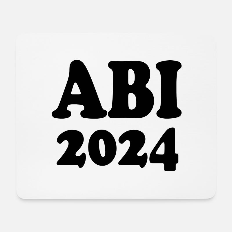 Abi 2024 - Mousepad (Querformat) - Weiß