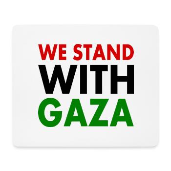 We stand with palestine - Tapis de souris (format paysage) - blanc - Devant