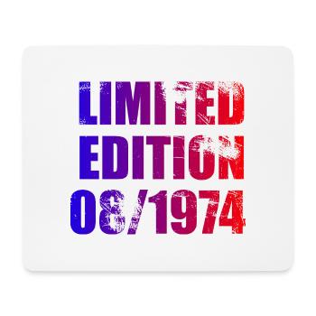 50th Birthday Limited Edition 08/1974 - Mouse Pad (horizontal) - white - Front