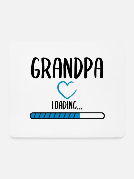 Grandpa surprise - Mouse Pad (horizontal) - white