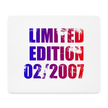 17e Anniversaire Edition Limitée 02/2007 - Tapis de souris (format paysage) - blanc - Devant