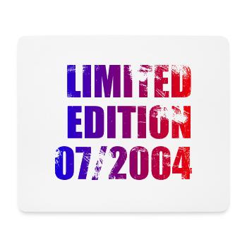 Édition limitée 20e anniversaire 07/2004 - Tapis de souris (format paysage) - blanc - Devant