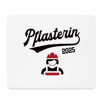 Pflasterin 2025 Beruf Pflasterer Pflasterei Frauen - Mousepad (Querformat) - Weiß - Vorne