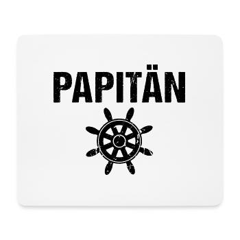Papitän Boot Vater - Mousepad (Querformat) - Weiß - Vorne