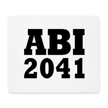 Abi 2041 - Mousepad (Querformat) - Weiß - Vorne