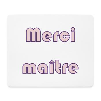 MASTER. THANK YOU. THANK YOU MASTER. MASTER. MASTER GIFT - Mouse Pad (horizontal) - white - Front