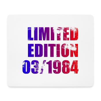 40e anniversaire édition limitée 03/1984 - Tapis de souris (format paysage) - blanc - Devant