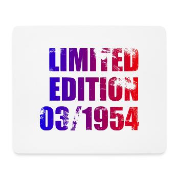 70e anniversaire édition limitée 03/1954 - Tapis de souris (format paysage) - blanc - Devant