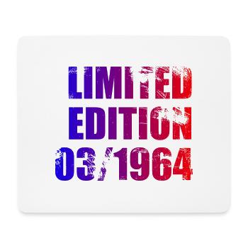 60e anniversaire édition limitée 03/1964 - Tapis de souris (format paysage) - blanc - Devant