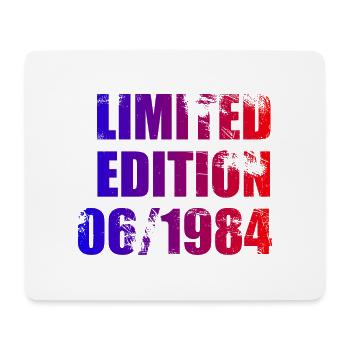 40e Anniversaire Edition Limitée 06/1984 - Tapis de souris (format paysage) - blanc - Devant