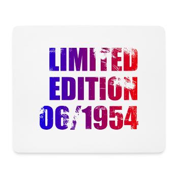70th Birthday Limited Edition 06/1954 - Mouse Pad (horizontal) - white - Front