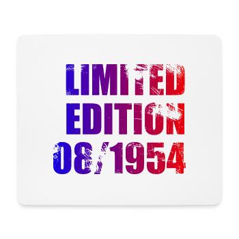 70th Birthday Limited Edition 08/1954 - Mouse Pad (horizontal) - white - Front