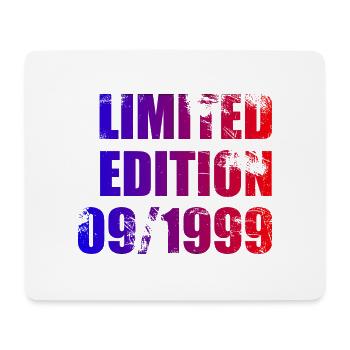 25th Birthday Limited Edition 09/1999 - Mouse Pad (horizontal) - white - Front