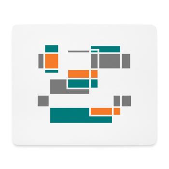 Graphic No.1 - Mouse Pad (horizontal) - white - Front