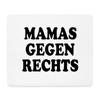 Mamas gegen rechts - Mousepad (Querformat) - Weiß - Vorne
