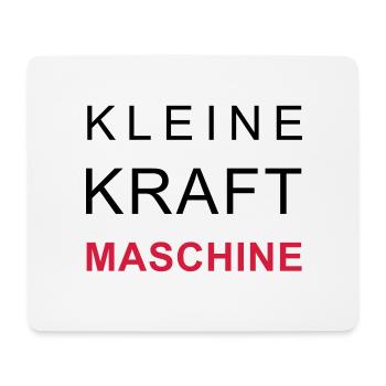 kleine kraftmaschine - Mousepad (Querformat) - Weiß - Vorne