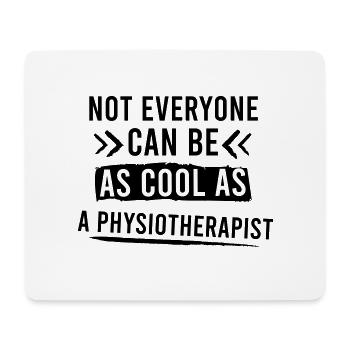 PHYSIOTHERAPIST - Mouse Pad (horizontal) - white - Front