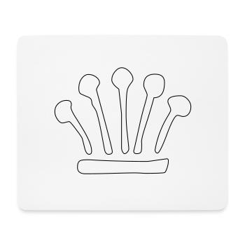 Ornament 4 - Vectorgraphic white - Mouse Pad (horizontal) - white - Front