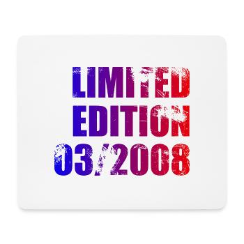 16th Anniversary Limited Edition 03/2008 - Mouse Pad (horizontal) - white - Front