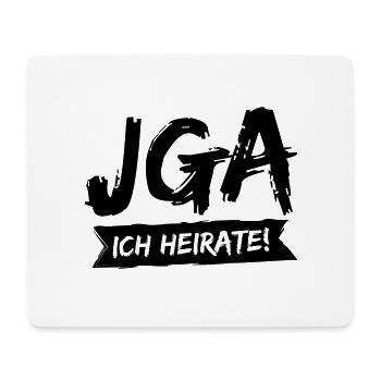 JGA - Ich heirate! - Mousepad (Querformat) - Weiß - Vorne