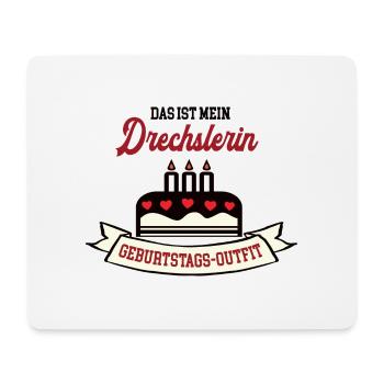 Geburtstag Drechslerin Drechsler Frau Handwerkerin - Mousepad (Querformat) - Weiß - Vorne