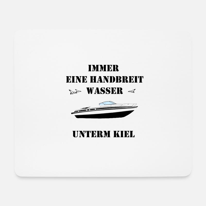 boat - Mouse Pad (horizontal) - white