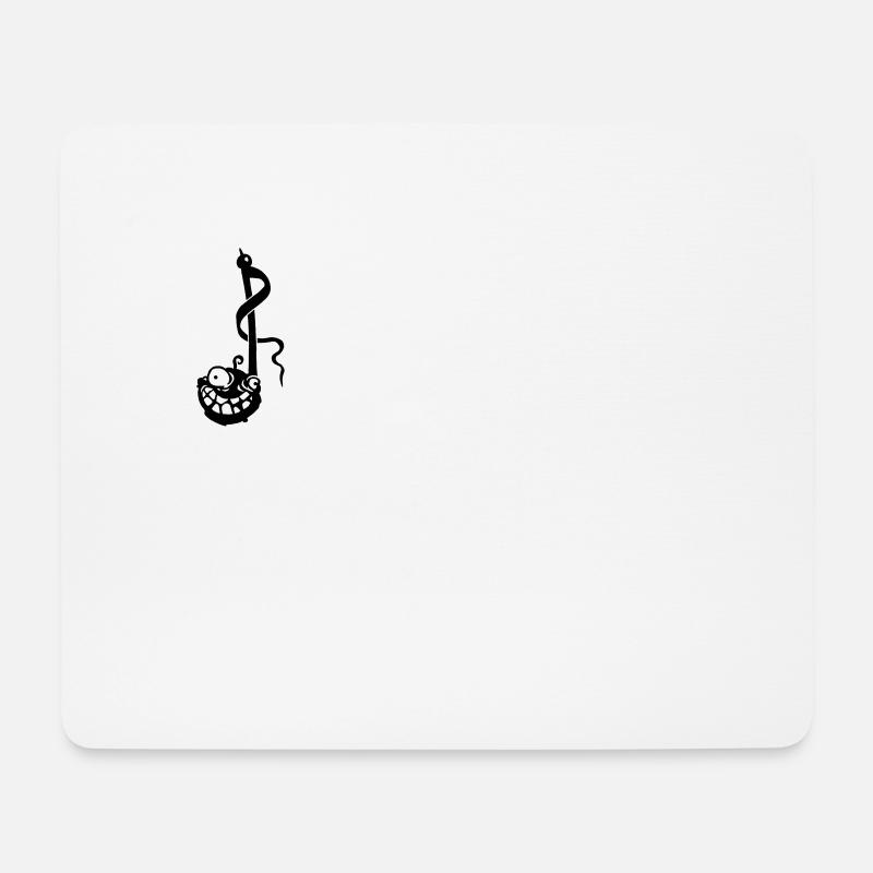 Note - Mousepad (Querformat) - Weiß