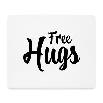 Free hugs - Mouse Pad (horizontal) - white - Front