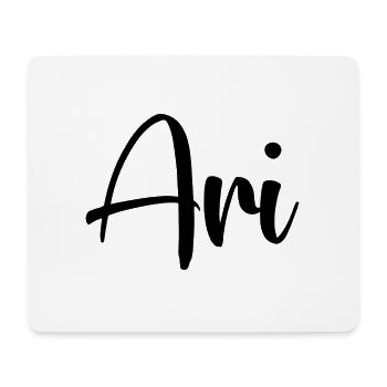 Name - Ari - Mousepad (Querformat) - Weiß - Vorne
