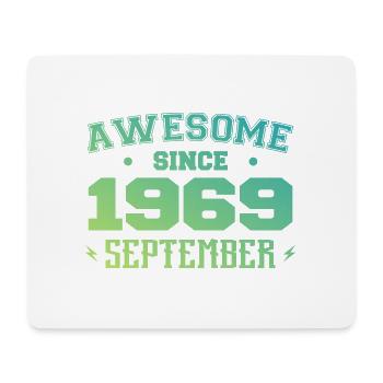 September 1969 Birthday Gift September 1969 - Mouse Pad (horizontal) - white - Front