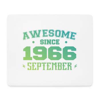 September 1966 Birthday Gift September 1966 - Mouse Pad (horizontal) - white - Front