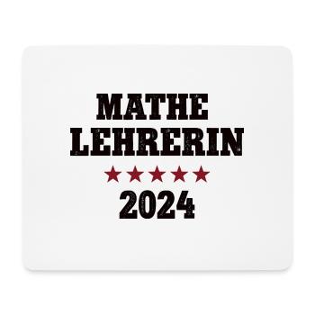 Mathelehrerin 2024 Beruf Studium Lehramt Mathe - Mousepad (Querformat) - Weiß - Vorne