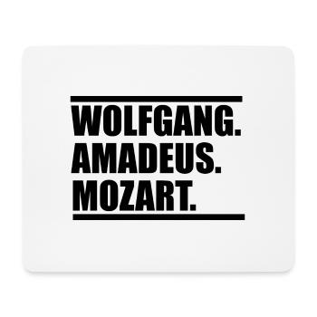 Wolfang Amadeus Mozart - Mousepad (Querformat) - Weiß - Vorne