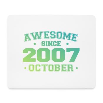 October 2007 - October 2007 Birthday Gift - Mouse Pad (horizontal) - white - Front