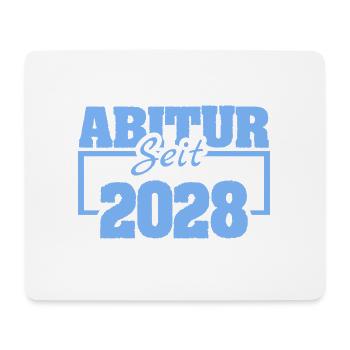 Abitur 2028 - Mouse Pad (horizontal) - white - Front