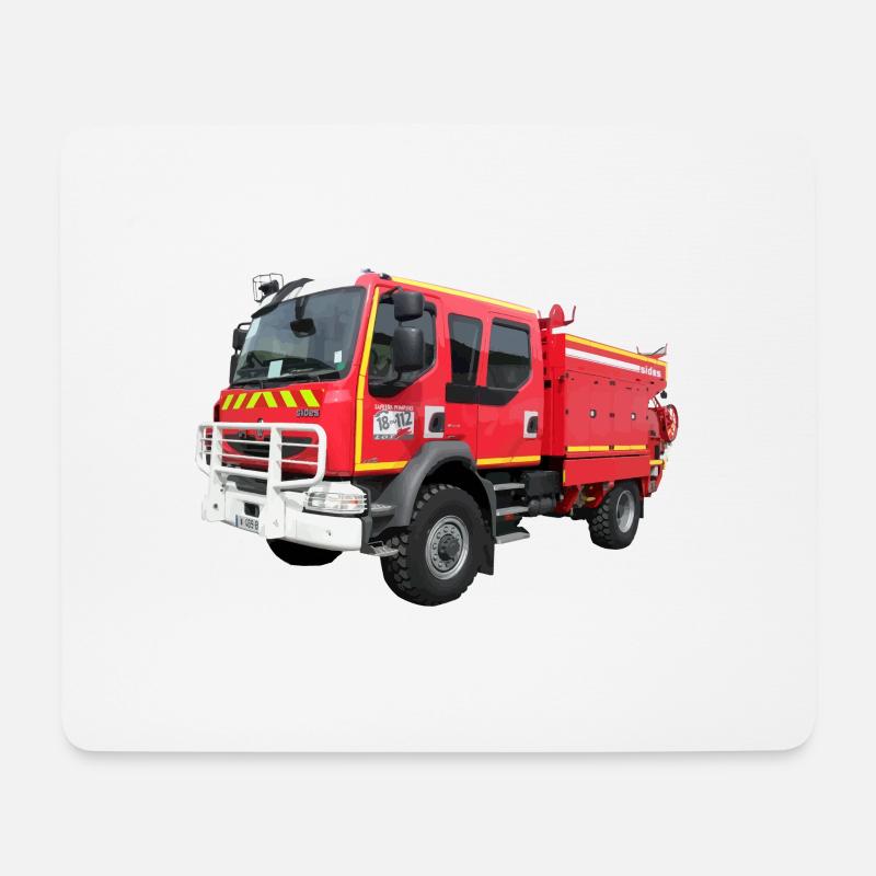 firefighter CCF - Mouse Pad (horizontal) - white