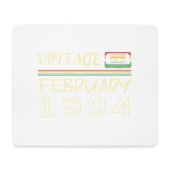 Februar 1984 Bestes Geschenk Februar 1984 - Mousepad (Querformat) - Weiß - Vorne