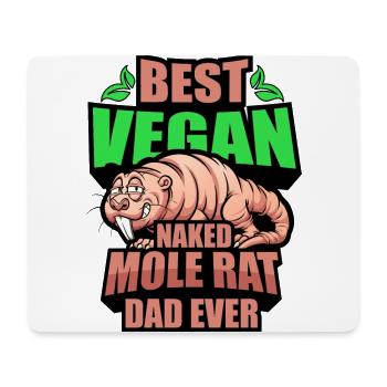 Nacktmull - Mousepad (Querformat) - Weiß - Vorne