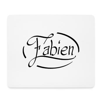 Fabian - Mouse Pad (horizontal) - white - Front