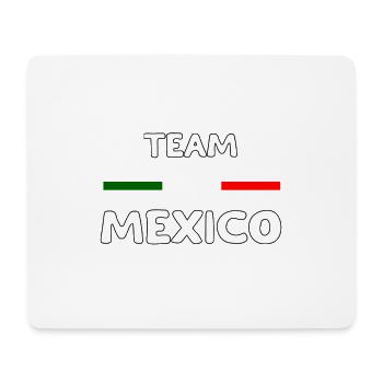 TEAM MEXIKO - Mousepad (Querformat) - Weiß - Vorne