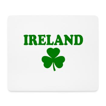 Trèfle d’Irlande Trèfles - Tapis de souris (format paysage) - blanc - Devant
