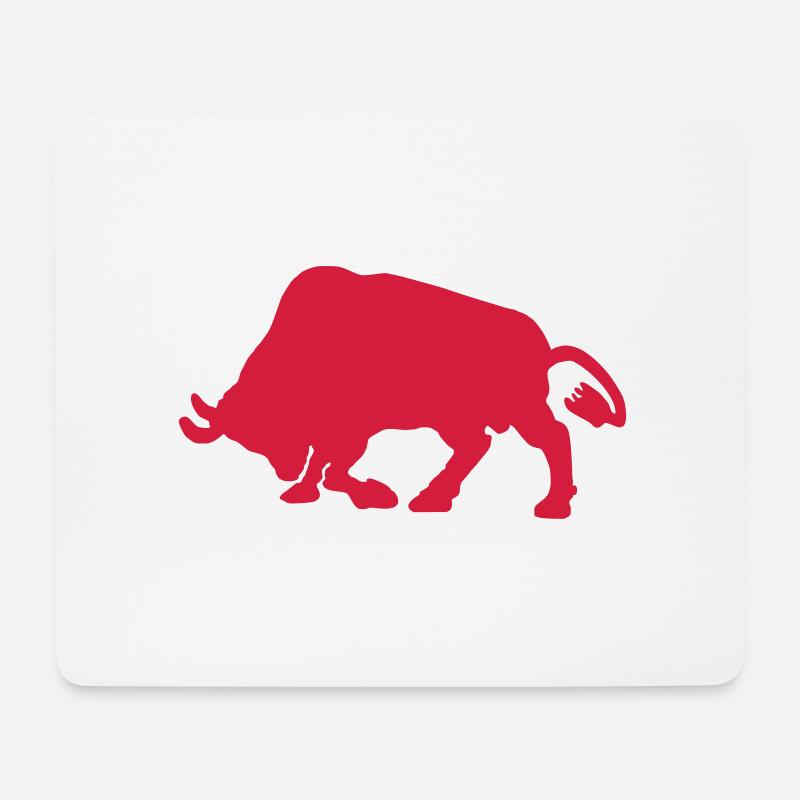 bullfight - Mouse Pad (horizontal) - white