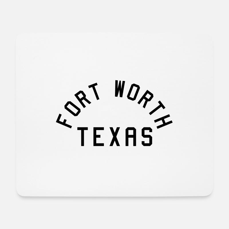 Fort Worth Texas - Mousepad (Querformat) - Weiß