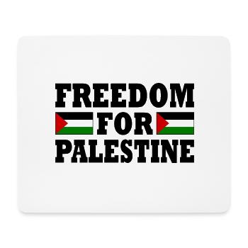 Freedom for palestine - Mouse Pad (horizontal) - white - Front