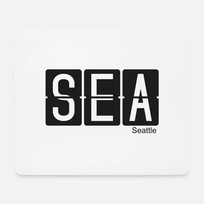 Seattle - Mouse Pad (horizontal) - white