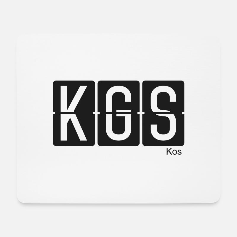 Kos - Mouse Pad (horizontal) - white