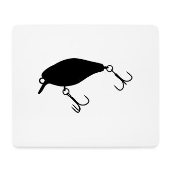 Wobbler schwarz - Mousepad (Querformat) - Weiß - Vorne
