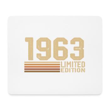 Born in 1963 Birthday - Gift 1963 Vintage 1963 - Mouse Pad (horizontal) - white - Front